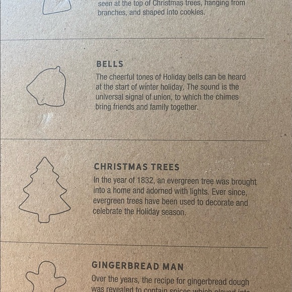 NWT, Holiday Cookie Cutter Set - Picture 6 of 10